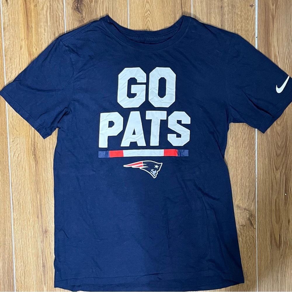 Go Pats Patriots The Nike Shirt Small New England
